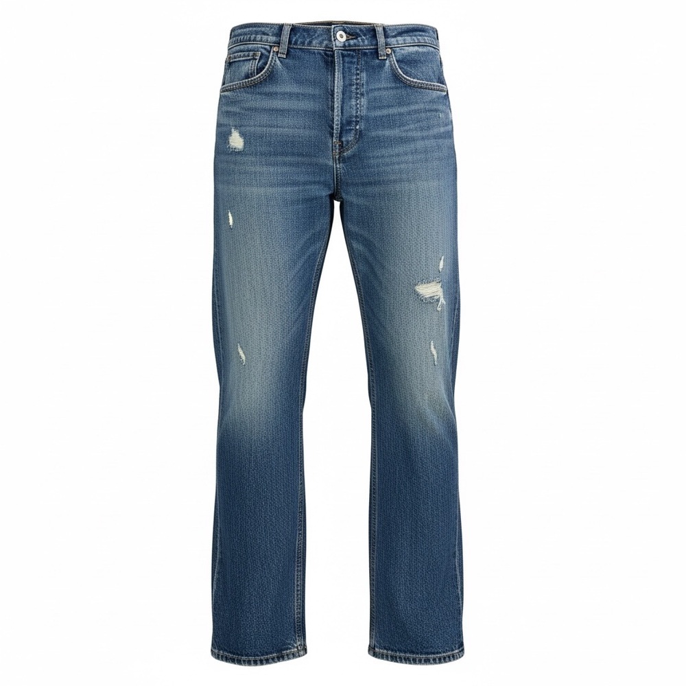 GAP Cheeky Straight High Rise Classic Blue Jeans Women’s 27 Tall